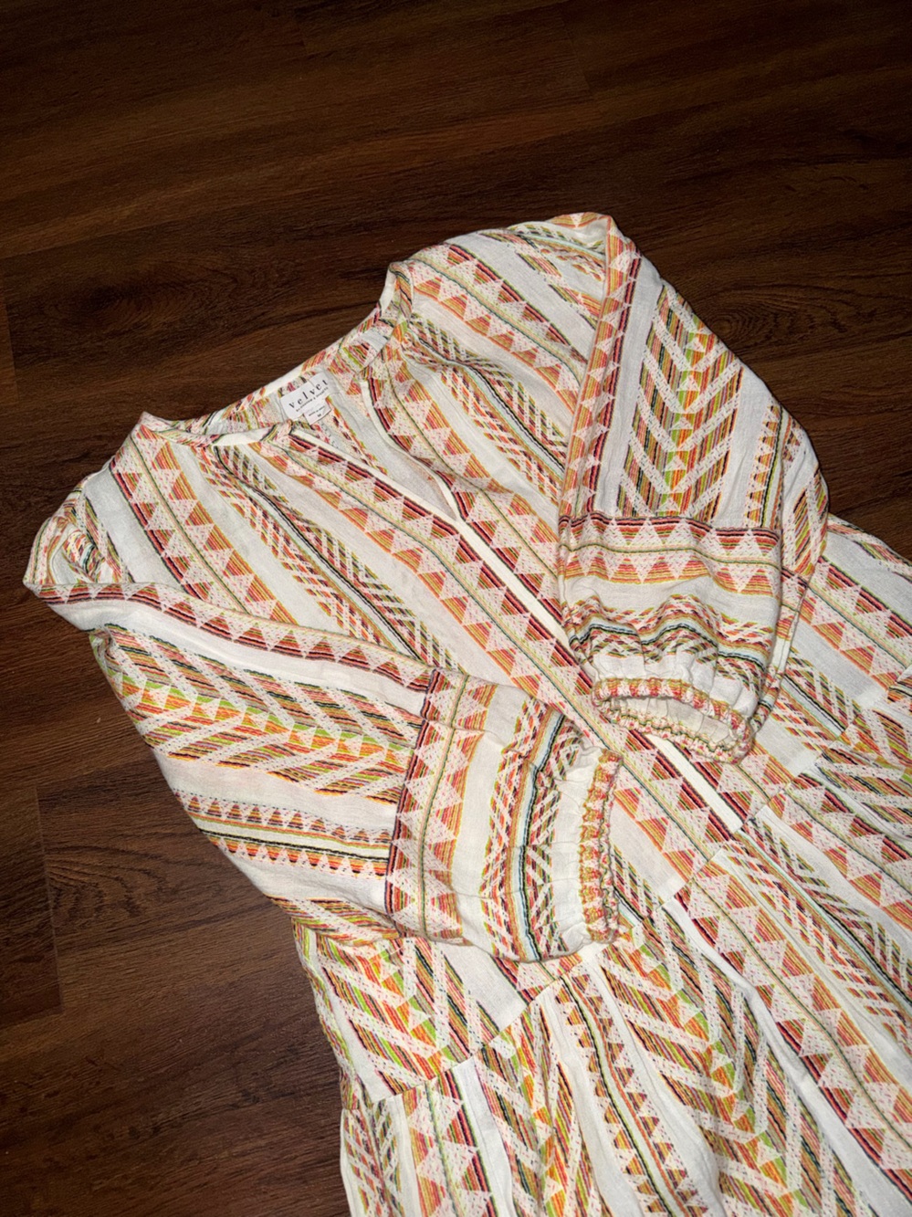New VELVET GRAHAM & SPENCER
Numa Embroidered Mini Dress summer party boho $270 - Picture 11 of 15